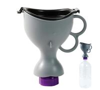 ZHUMCCY Urinoire De Voyage Pour Homme,Ergonomique Et Multifonction Pour Voiture - Bouteille Urinaire Anti-Renversement,pour Camping Voyage Randonnée Seniors Adultes Lit Extérieur Voiture Bateau