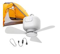 ZHUMCCY Ventilateur de Plafond Extérieur | Ventilateur de Plafond pour Camping-Car avec Télécommande Sans Fil - Souffleur avec Crochet pour Camping Car Garage Atelier Chambre Terrasse