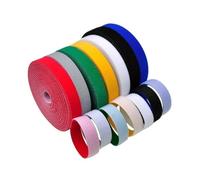 ZHUNTE Colliers de Serrage Autocollants réutilisables, 5 à 25 m, Accessoires de Rangement for Bureau et Bricolage(White,1x500cm)