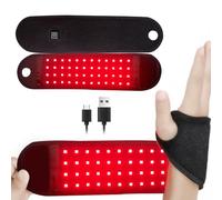ZhuoChiMall Ceinture de lumière rouge, 660nm & 850nm,enveloppement portable avec 48 LED,Détendez les muscles