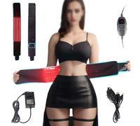 ZhuoChiMall Red Light Therapy Belt, Heat Therapy Belt Wrap Body with Timer for Back Shoulder Waist Muscle Pain Relief, 660nm&850nm LED Beads Red Light Therapy Device