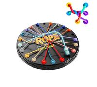 ZhuoFan Jeu de Stratégie et Démêlage Cordes Brainy Knots, Jeu de Logique de Cordes, Jeus de Tri Torsadées pour Enfants à Partir de 3 Ans, Jeux Familiaux pour 2 à 4 Joueurs