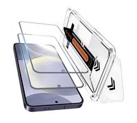 ZhuoFan Verre Trempé pour Samsung Galaxy S24 Plus/S24+ 5G Protection Ecran,Anti-Poussière Installation Automatique,Film de Dureté 10H Vitre Trempe HD Transparent Résistant aux Rayures,2 Pièces