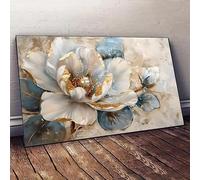 ZHUOYA Tableau abstrait sur toile représentant un cerf, affiche rustique représentant un cerf, décoration murale moderne pour la maison, salon, chambre, bureau (20 x 30 cm/toile tendue)