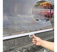 ZHUOZ1T Store Enrouleur Respirant Transparent,Rideau en Plastique Qualité Alimentaire Pet,pour Congélateur Armoire Vitrine de Supermarché,Personnalisable,Largeur x Hauteur (45x100cm)