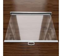 ZHUOZ1T Store Enrouleur Transparent,Store à Rouleaux Fraîcheur Anti-poussière Imperméable,Rideau Télescopique,pour Armoire de Charcuterie et Conservation,Vitrine,Largeur x Hauteur (65x100cm)