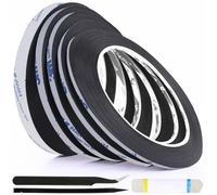 ZHUROUPU 1/2/3/5/10 mm * 50m Tacre d'écran tactile Tapis adhésif iPad Tacre Tactile Retain Taper Double face Adhesive Sticker Tape - Comprend l'outil de réparation