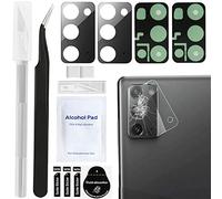 ZHUROUPU 2 pièces pour Samsung Galaxy Note 20 arrière lentille de caméra arrière en Verre SM-N980 SM-N981 N980F 6,7 Pouces avec Protecteur d'objectif de caméra + Ensemble d'outils de réparation