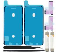 ZHUROUPU 7pcs Adhésif pré-Coupe étanche Compatible avec pour l'pour iPhone 11 Pro Max, l'écran LCD Adhésif et la Batterie Interne de la Batterie d'adhésif et Outil de Retrait (6,5 Pouces/Noir)