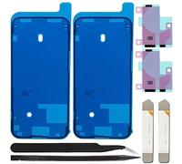 ZHUROUPU 7pcs Adhésif pré-Coupe étanche Compatible avec pour l'pour iPhone 14 Pro Max, l'écran LCD Adhésif et la Batterie Interne de la Batterie d'adhésif et Outil de Retrait (6,7 Pouces/Noir)