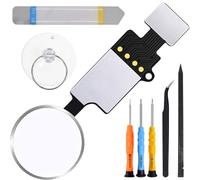 ZHUROUPU Bouton d'accueil de Remplacement pour iPhone 7/7Plus/8/8Plus, Accessoire de câble de Connexion Flex pour A1660 A1661 A1863 A1864 A1778 A1905 A1784 A1897(Argent)