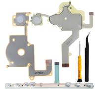 ZHUROUPU Bouton directionnel en Croix de Remplacement, Touche Gauche, Volume, Clavier Flexible Droit pour Sony pour PSP 2000 2004, Boutons Gauche et Droit pour PSP 2001
