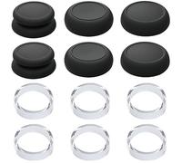 ZHUROUPU Cap Joystick pour Nindendo Switch MOY-Con Controller-Skin, CQC et FPS Analog Stick Cap-Thumb Grips Set-Joystick Protectors Silicone for NS (12pcs)