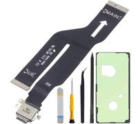 ZHUROUPU Connecteur de Port de Charge pour Samsung Galaxy Note 20 Ultra 5G N986, Microphone Jack Board Flex Cable pour Galaxy Note 20 Ultra SM-N986B N986U avec Adhésif