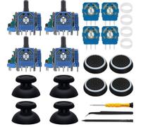 ZHUROUPU Joystick Analogique de Remplacement pour Contrôleur pour PS5, Module de Remplacement de Manche à Pouce 3D pour PlayStation 5, Joystick endommagé par la dérive 4Pcs