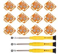 ZHUROUPU Kit de réparation du Module de Correction de dérive de 12 Paires pour Le contrôleur pour PS5, gérer la Carte de réparation de dérive de Joystick pour PS4, pour Xbox S/X
