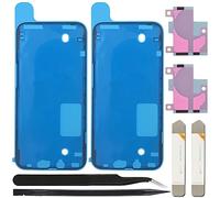 ZHUROUPU Lot de 2 Autocollants adhésifs prédécoupés imperméables pour écran LCD pour iPhone 13 Pro avec Ruban adhésif de Colle de Batterie Interne, Outils d'installation