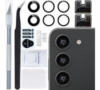 ZHUROUPU Lot de 2 lentilles de caméra arrière de Rechange pour Galaxy S23/S23 Plus 5G avec adhésif préinstallé pour Samsung Galaxy S23/S23+ SM-S911B SM-S916B