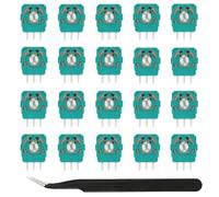 Zhuroupu Lot de 20 capteurs potentiomètre 2K3 de rechange pour manette Dualsense PS5, module joystick ALPS