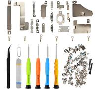 ZHUROUPU Pièces de Rechange pour Plaque métallique Interne pour iPhone 15 Plus, pièces de Rechange pour Support Interne, y Compris Jeu Complet de vis internes et Kits d'outils de démontage