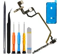 ZHUROUPU pour iPhone XR Bouton Marche/arrêt Câble Flexible de Volume, Flash Câble Flexible de Microphone et Touche de sourdine pour iPhone XR 2018 6,1 Pouces A1984 A2105 A2106 A2108