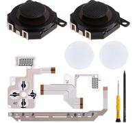 ZHUROUPU Remplacement du Joystick analogique 3D et Capuchon de Manche à Balai pour Sony pour PSP 1000 1001, Accessoire Bouton Croix de Direction Touche Gauche Volume Clavier Droit Câble Flex