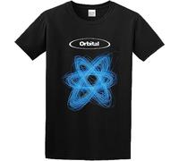 ZHUWWQU Men's Orbital The Blue Album Regular Fit T Shirt T-Shirts à Manches Courtes(Large)