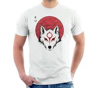 ZHUWWQU Okami Red Sun God Men's T-Shirt T-Shirts à Manches Courtes(XX-Large)
