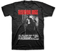 ZHUWWQU Reservoir Dogs Quentin Tarantino Michael Madsen Officiel T-Shirt Hommes Unisexe T-Shirts à Manches Courtes(Large)