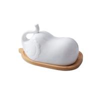 zhuyanbo007 Beurrier, Assiette à beurre avec couvercle, vaisselle d'hôtel de restaurant