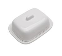 zhuyanbo007 Beurrier, Assiette à beurre en porcelaine couverte carrée céramique blanche, vaisselle d'hôtel occidentale