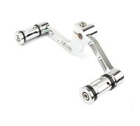 ZHUYRT Kit de repose-pieds de levier de vitesse en aluminium for moto Harley Davidson Sportster XL883 XL 1200 Mid-Controls Levier de changement de vitesse moto(B-Chrome)