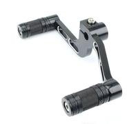 ZHUYRT Kit de repose-pieds de levier de vitesse en aluminium for moto Harley Davidson Sportster XL883 XL 1200 Mid-Controls Levier de changement de vitesse moto(A-Black)