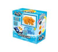 ZhuZhu Hamster City Police Car - Voiture de Police Interactive avec Hamster et Accessoires, Jouets, ZhuZhu Pets