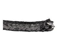 ZHWFDC Garniture De Corde en Graphite Garniture De Compression Tressée en Graphite pour L'étanchéité à Haute Température, Pompes, Vannes, Bouilloire De Réaction(Size:6mm×6mm×1000mm)