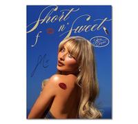 ZHXDMXHY Poster Sabrina de charpentier - Cadeau signé - Merch pour décoration de chambre à coucher - 30,5 x 45,7 cm