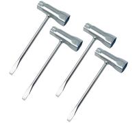 ZHXGO Lot de 4 clés à bougie d'allumage 13 mm x 19 mm, clé pour tronçonneuse, coupe-brosse, accessoires de tronçonneuse, clé à bougie d'allumage pour la plupart des types de tronçonneuses