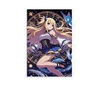 ZHXIAOLDE Fairy Tail Lucy Heartphilia Poster Peinture décorative sur toile Art mural pour salon, chambre à coucher, art mural, impression d'image moderne, décoration de salle familiale, 30 x 45 cm