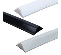 ZHXQ Joint Douche, Bande Imperméable Pliable en Silicone, Barrière d'Eau de Seuil de Douche, Obturateur Anti-inondation, Adhésif Étanche Soundproof, 50-150