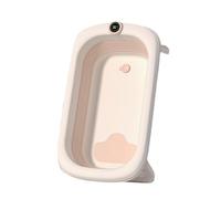 ZHXQRP Baignoire Pliable Multifonction avec Trous de Drainage Grande Capacité pour Chiens Chats Petite Moyenne Taille(Brown)