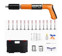 ZHXQRP Kit De Pistolet à Ongles en BéTon 5 Vitesses RéGlables Manuel en Acier pour Le Travail du Bois DéCoration Pistolet à Clouer Tir à Ongles Portable