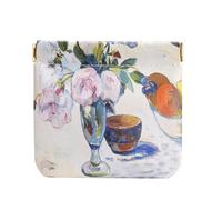 ZHXQRP Porte-Monnaie en PU Fermeture Pop-Up Automatique Porte-Monnaie Portable for Femmes Motif Rouge à Lèvres Mini Trousse de Maquillage Organisateur de Rangement for Petits Objets(Rose(1piece))