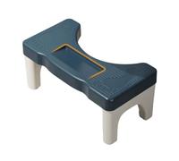 ZHXQRP Repose-Pieds en Plastique Portable Ergonomique Antidérapants Contre Constipation et Hémorroïdes Ne Pas Occuper l'espace(Blue White)