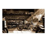 ZHXXFD Diamond Painting Broderie Diamant Kit Complet Stitch Grand Format Moto Rétro Vintage 30X40 Enfant Adulte Peinture Diamant Strass Full Paysage Animaux Tableau Diamant Kits(A396)