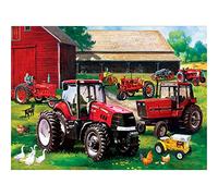 ZHXXFD Diamond Painting Enfant Adulte Broderie Diamant Kit Complet Strass Paysage Tracteur Agricole 50X60 Peinture Diamant 5D Complet Grand Format Point De Croix Mosaïque,D254