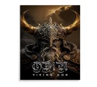 ZHXXFD Diamond Painting Pirates Runiques Vikings 30X40 Diamond Painting Adulte Grand Format Paysage,Kit Peinture Diamant Strass En Cristal,Broderie Diamant Kit Complet Enfant,A17