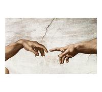 ZHXXFD Peinture Numero Adultes Enfants sans Cadre - numéro d'art - Adam Michel Ange - Bricolage Peinture par Numero Paysage Loisirs Créatifs Paint by Numbers Kits(A245)