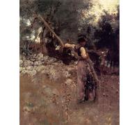 ZHXXFD Peinture Par Numero Adulte Enfant Paysage Tableaux Célèbres Sans Cadre 40X50CM Capri - John Singer Sargent,B4