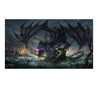 ZHXXFD ZXX5D Dragon Est Assis sur Un Squelette DIY Kits De Peinture Au Numéro avec Pinceaux Et Acryliques Peinture Numero Adulte Enfants Débutants Painting by Numbers 40x50CM sans Cadre(A36)