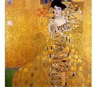 Zhyaunz 5D DIY Diamant Peinture Gustav Klimt Portrait d'Adele Bloch-Bauer Peinture par Numéros Kits pour Adultes et Enfants Diamant Broderie Arts Artisanat Strass 40x50cm